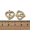 304 Stainless Steel Clay Rhinestone Pendants STAS-P406-17B-G-3