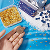 1000pcs 10 Styles Marine Theme Alloy with Brass Cabochons MRMJ-SC0001-33-3