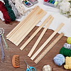 12Pcs Wood Craft Sticks AJEW-BC0010-05A-4