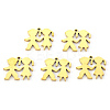 PVD Vacuum Plating 304 Stainless Steel Charms STAS-N092-81G-1