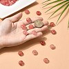 Cherry Quartz Glass European Large Hole Beads X-G-Q442-17-5