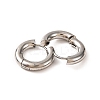 Non-Tarnish 304 Stainless Steel Hoop Earrings for Women EJEW-F339-01P-01-2
