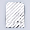 Diagonal Stripe Pattern Eco-Friendly Paper Bags AJEW-M207-F01-02-1