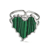 304 Stainless Steel Open Cuff Rings RJEW-C079-01P-3