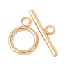 304 Stainless Steel Ring Toggle Clasps X-STAS-Q179-01G-3