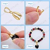 100Pcs Brass Ice Pick Pinch Bails FIND-SP0001-74A-6
