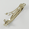 Iron Hair Barrette Findings PHAR-S040-69mm-2