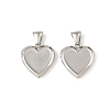 316 Stainless Steel Locket Pendants STAS-K321-26P-1