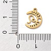 Real 18K Gold Plated 304 Stainless Steel Pendants STAS-R003-02G-09-3