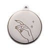 Non-Tarnish 304 Stainless Steel Pendants STAS-C032-10P-1