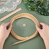 Flat Natural Bamboo Wicker Strips DIY-WH0591-586-3