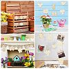 60Pcs 12 Styles Blank Wood Big Pendants WOOD-CJ0002-26-7