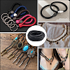 5M Braided Round PU Leather Jewelry Cord OCOR-GF0004-96B-01-4