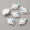 Space Theme Opaque Resin Cabochons CRES-WH0001-50-1