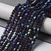 Transparent Glass Beads Strands X-EGLA-A044-T8mm-MB15-2