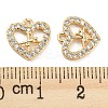 Brass Micro Cubic Zirconia Charms KK-Q789-28G-3