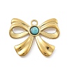 304 Stainless Steel Rhinestone Pendants STAS-D300-01G-06-1