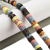 Natural Lava Rock Dyed Beads Strands G-K375-G08-01-2