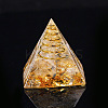 Orgonite Pyramid Resin Display Decorations G-PW0005-05C-1