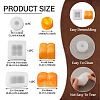 3Pcs 3 Styles DIY Silicone Bread Fondant Molds SIMO-TA0001-19-4