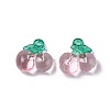 Transparent Korea Acrylic Pendants X-OACR-L009-G01-2