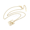304 Stainless Steel Necklace NJEW-D330-01G-06-2