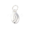 925 Sterling Silver Jesus Fish Charms STER-S010-02B-S-1