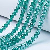 Electroplate Glass Beads Strands LS-EGLA-A034-T10mm-B04-1