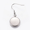 Stainless Steel Dangle Earrings EJEW-WH0001-A02-2
