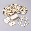 Wood Table Numbers Cards AJEW-WH0021-29B-1