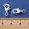 Rack Plating Brass Lobster Claw Clasps KK-F090-26S-02-3