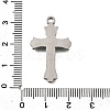 304 Stainless Steel Pendants STAS-Q362-06B-P-3