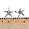 Tibetan Style Alloy Pendants TIBEP-EA306YKG-01AS-RS-2