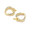 Brass Micro Pave Cubic Zirconia Pendants KK-I379-15G-08-2