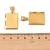316 Stainless Steel Locket Pendants STAS-K321-02G-3