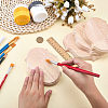 4Pcs Natural Wood Carved Onlay Applique Craft WOOD-FG0001-64A-3