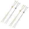 Rack Plating Eco-Friendly Brass Chain Bracelet Making KK-CJ0001-27-4