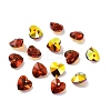 Electroplate Glass Charms GGLA-Z002-02C-1