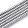 Electroplated Synthetic Non-magnetic Hematite Beads Strands G-T139-61A-1