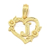 Heart Brass Pendants KK-I714-04G-J-1