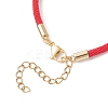 3Pcs 3 Colors 3MM Round Nylon Twisted Cord Necklace Making AJEW-JB01469-4