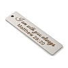 Non-Tarnish 201 Stainless Steel Big Pendants STAS-L079-027P-P-2