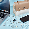 4Pcs Glass & Brass Mobile Straps and Mobile Dustproof Plug and Pendatn Decoration Kits HJEW-OC00029-5
