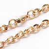 Fashionable 304 Stainless Steel Chain Necklaces X-NJEW-I060-05A-1