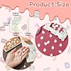 26Pcs 26 Styles Natural Shell Teardrop Charms with Golden Tone Metal Letter Slices SHEL-CJ0001-33-2