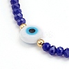 Faceted Glass Beaded Stretch Bracelets BJEW-JB05985-02-2