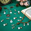 48Pcs 6 Styles Acrylic & Alloy Pendants PALLOY-PH01800-02-2