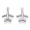 304 Stainless Steel Charms X-STAS-T064-27P-2