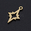 201 Stainless Steel Laser Cut Pendants STAS-S105-T906-2-2