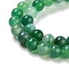 Natural Striped Agate/Banded Agate Beads Strands AGAT-8D-7-3